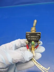 Beech Baron Toggle Switch P/N 35-380053-1 (1217-135)